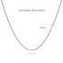 Bold Alphabet Letter Initial Charm Necklace in White Gold Tone